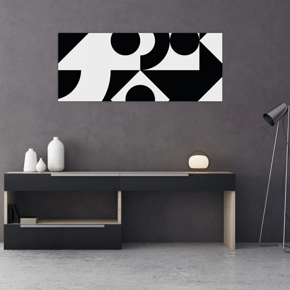 Tablou - Abstracție geometrică N⁰1 (120x50 cm)