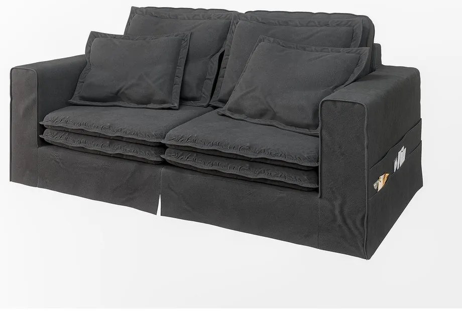 Canapea gri antracit 196 cm Nora – Ropez