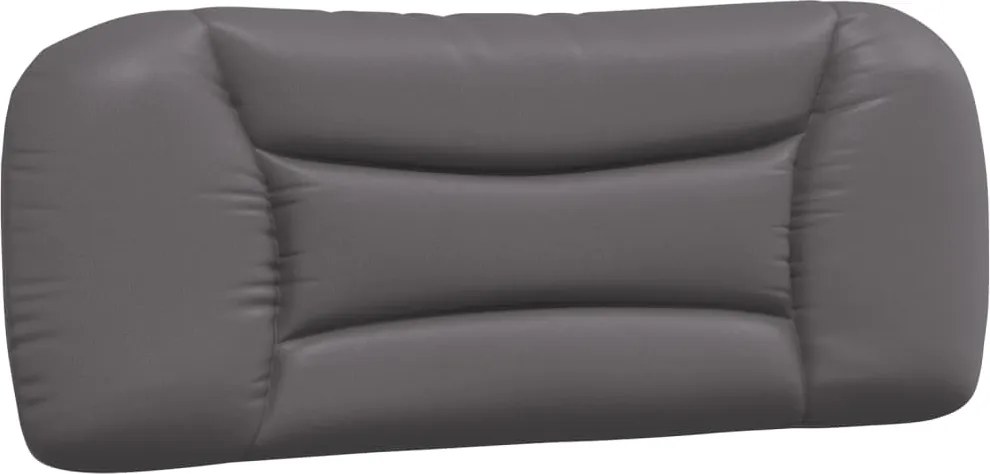 vidaXL Pernă pentru tăblie, Hvar, gri, 100 cm, piele artificială