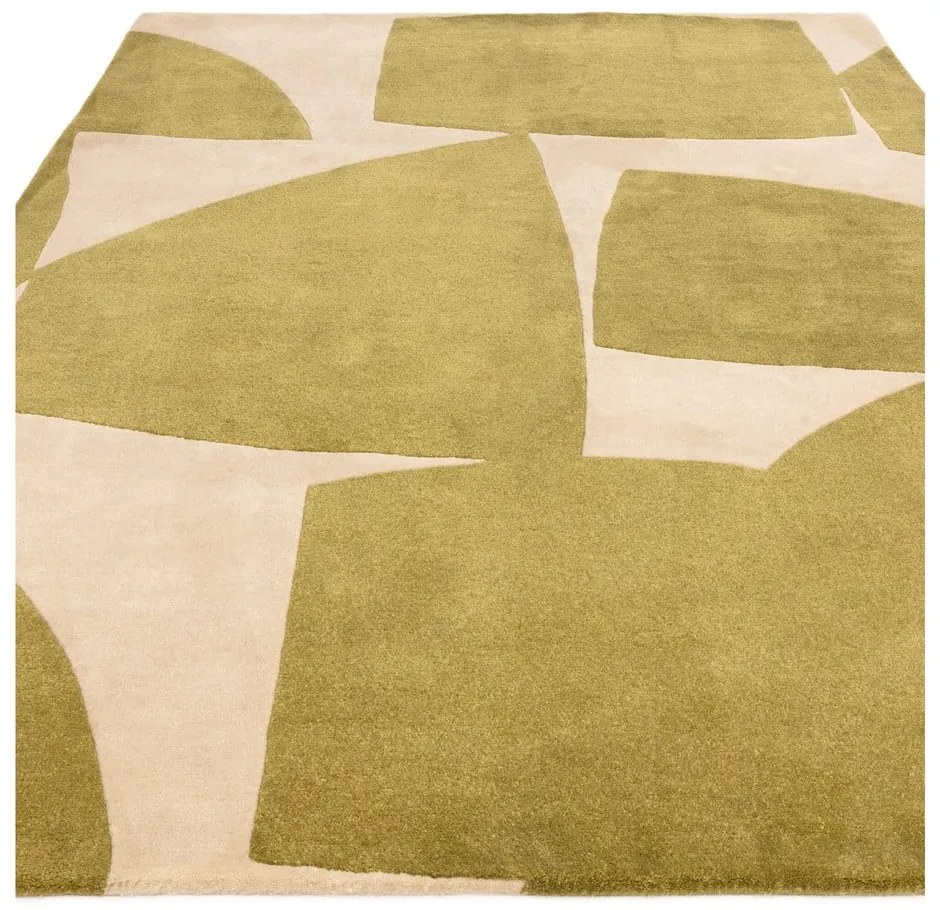 Covor verde handmade din fibre reciclate 160x230 cm Romy – Asiatic Carpets