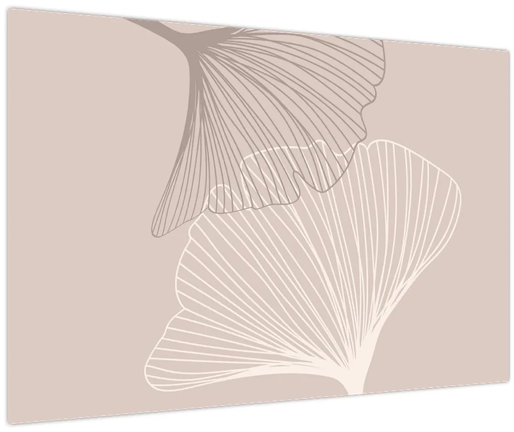 Tablou - Frunze bej N⁰2 (90x60 cm)