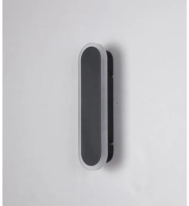 Aplica de perete lumina ambientala exterior Bordo LED, H-30cm