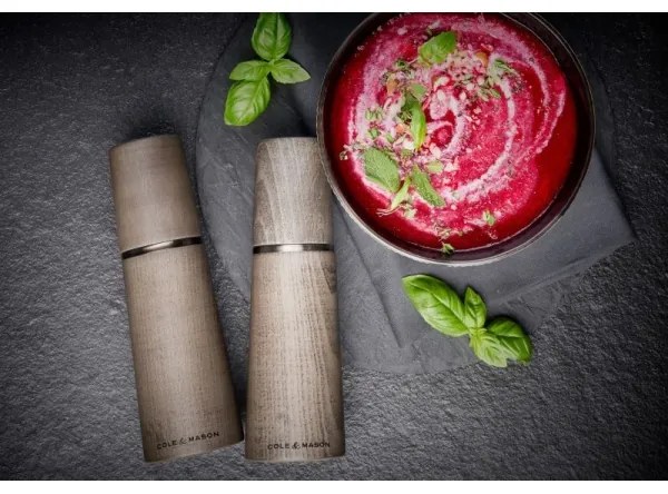 Set de râșnițe pentru piper și sare MARLOW fag 2 buc. 18,5 cm Cole&Mason