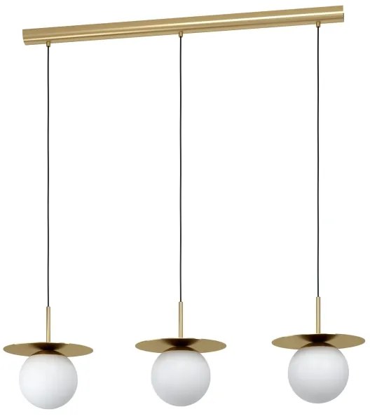 Lustră pe cablu Eglo 39953 ARENALES 3xE27/40W/230V auriu