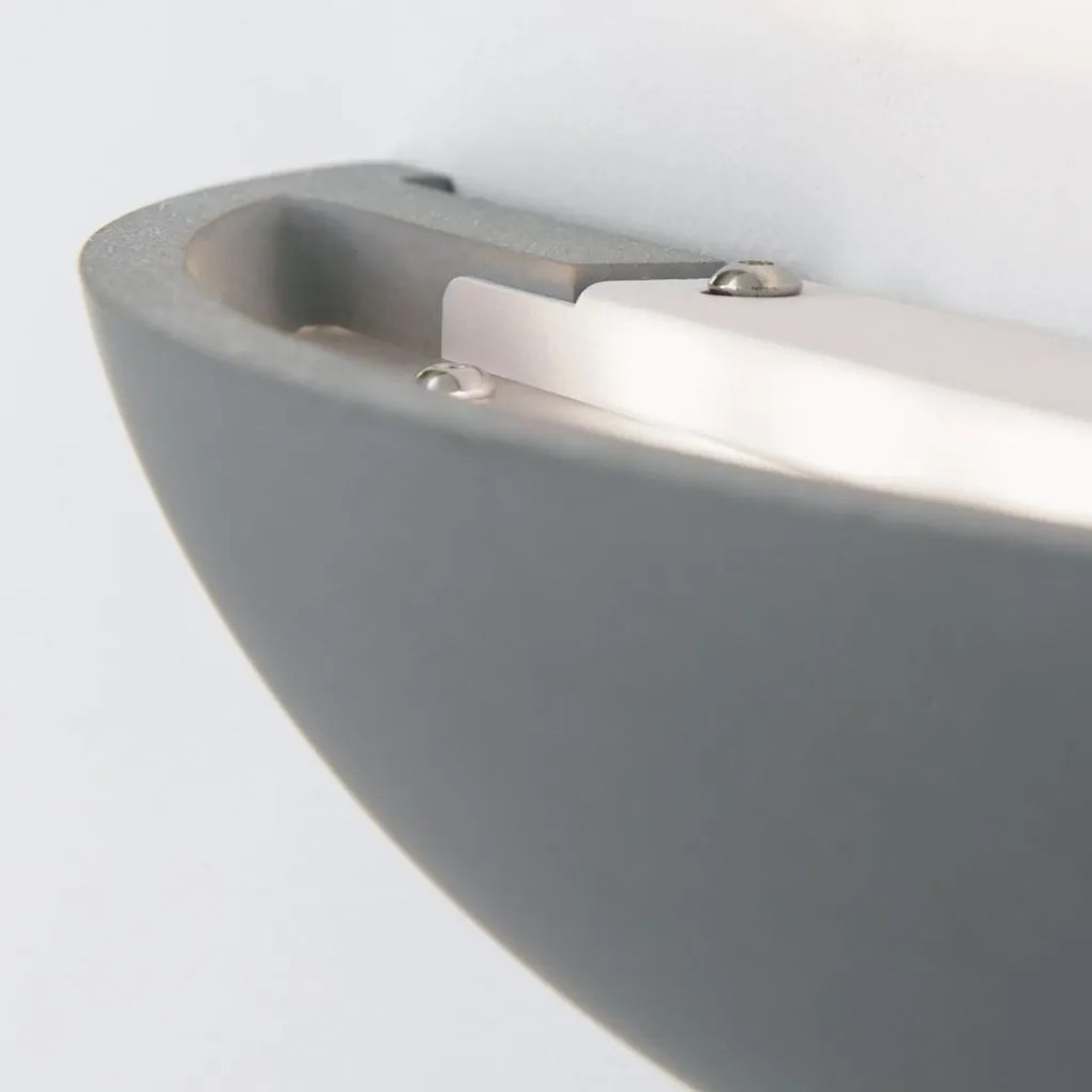 Aplica LED din ceramica GYPSUM gri