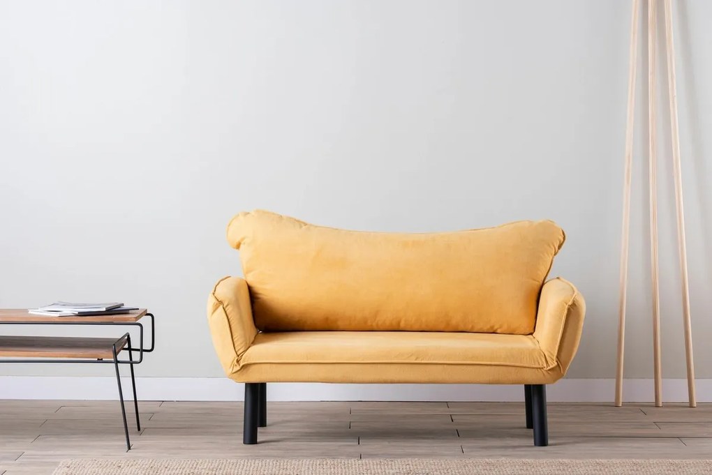 Canapea extensibilă Chatto Mustard