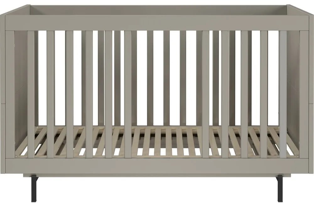 Pat pentru copii gri cu somieră 70x140 cm Tomino – Germania