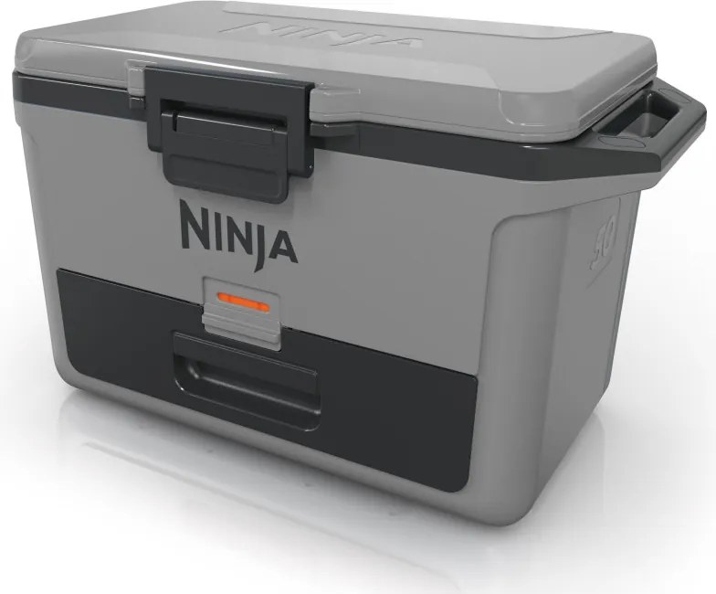 Lada frigorifica Ninja FrostVault FB151EUGY, 47 l, Pasiva, 80 doze, Pastreaza gheata pana la 6 zile, Compartiment uscat, Gri