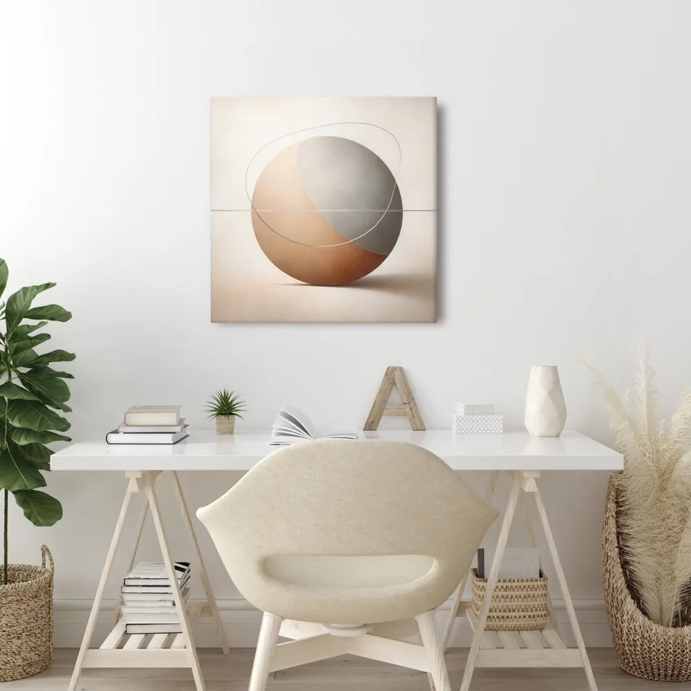 Tablou abstracție de design cu cerc
