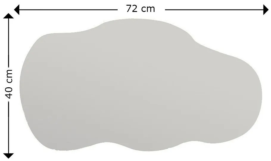 Oglindă Baby Black 40 x 72 cm