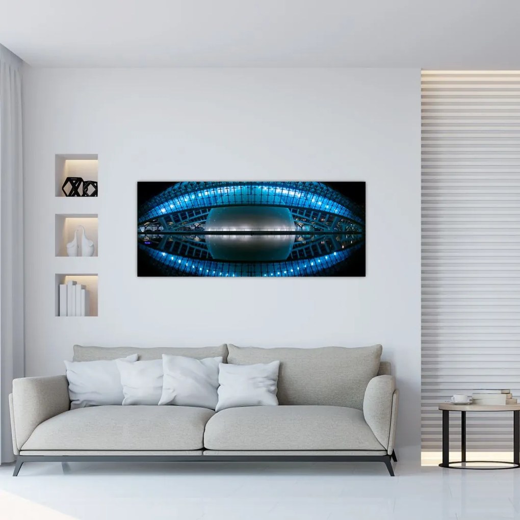 Tablou cu stadion de fotbal (120x50 cm)