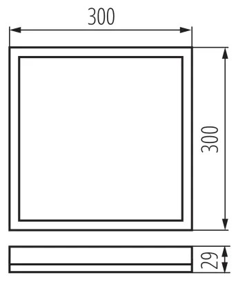 Kanlux 31532 - Plafonieră LED AZPO LED/17,5W/230V 30x30 cm IP54 albă