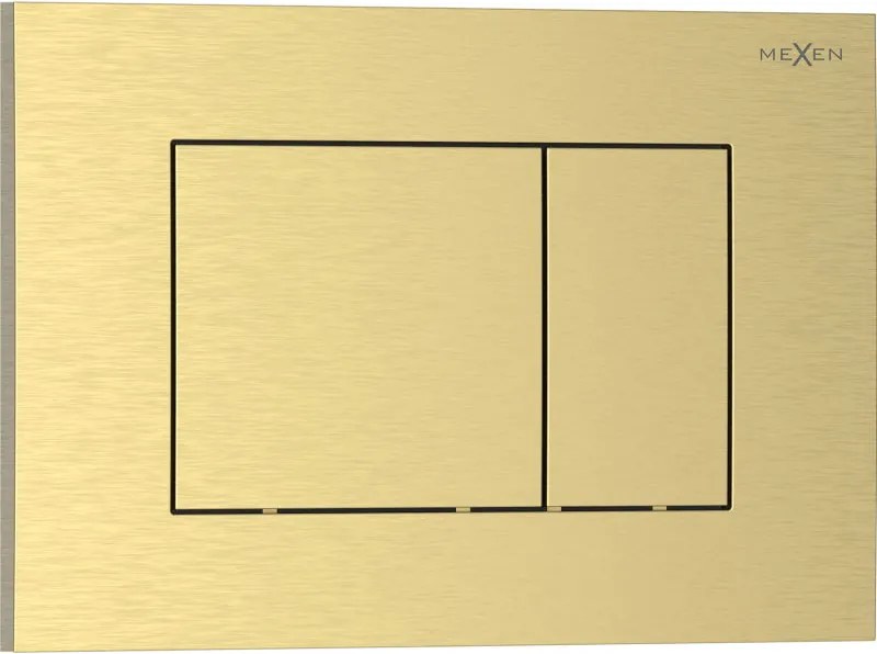 Mexen Tex 02 buton de spălare, auriu periat - 6102-11