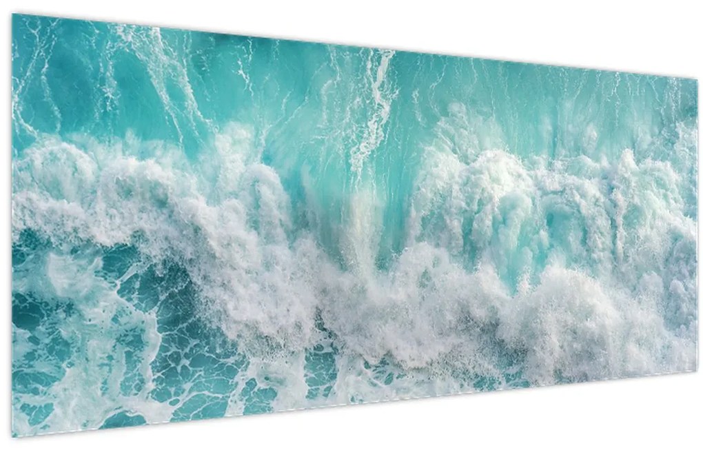 Tablou - Vedere a valurilor oceanului (120x50 cm)