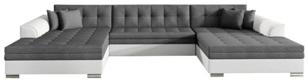Supermobel Canapea extensibilă în formă de U VENTO, 355x80x165, sawana 05/soft 17