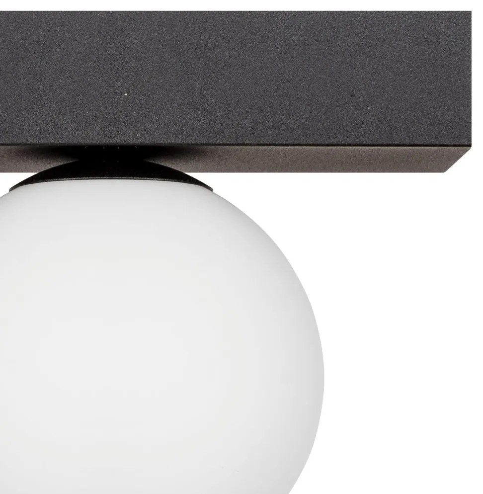 Aplica Perete sau Tavan, 1xG9, Negru, SPHERE