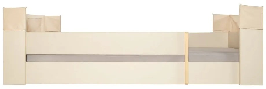 Pat pentru copii bej fără somieră 90x200 cm Toddler – Roba