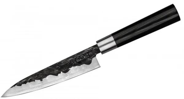Cutit universal Samura Black Smith, otel carbon, HRC 58, lama 16 cm