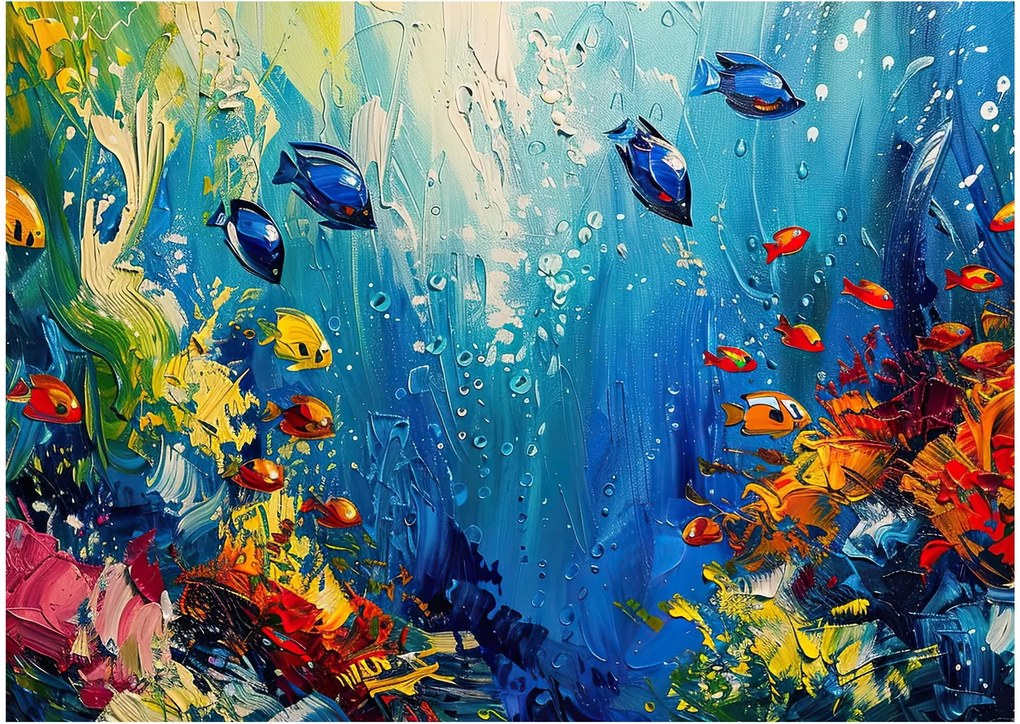 Tablou - Pictura lumii subacvatice (70x50 cm)