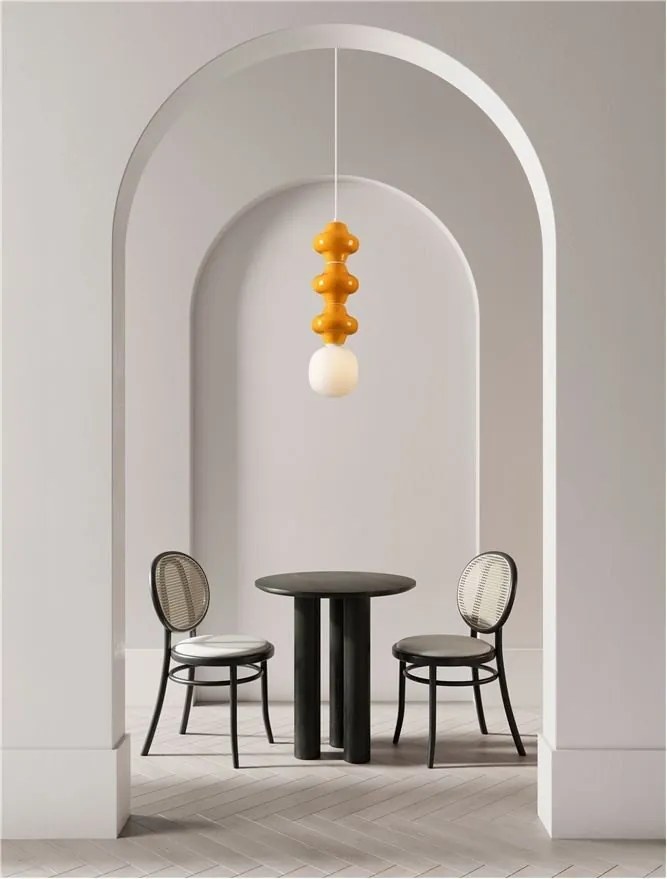 Pendul ceramic design modern CHIC portocaliu