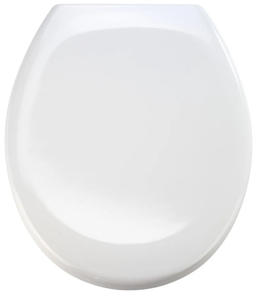 Capac de toaleta cu sistem automat de coborare, Wenko, Premium Ottana, 37.5 x 44.5 cm, duroplast, alb