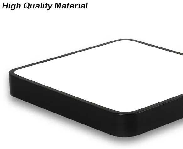 Brilagi - Plafonieră LED POOL SQUARE/36W/230V 40x40 cm neagră