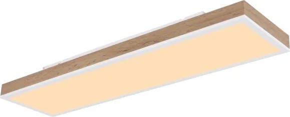 Globo 416080WWD4-CCT - Plafonieră LED DORO dimabilă 24W/230V 20x80 cm+telecomandă