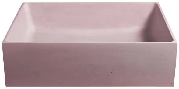 Sapho - Lavoar pentru montare pe blat 47,5x36,5 cm beton/roz