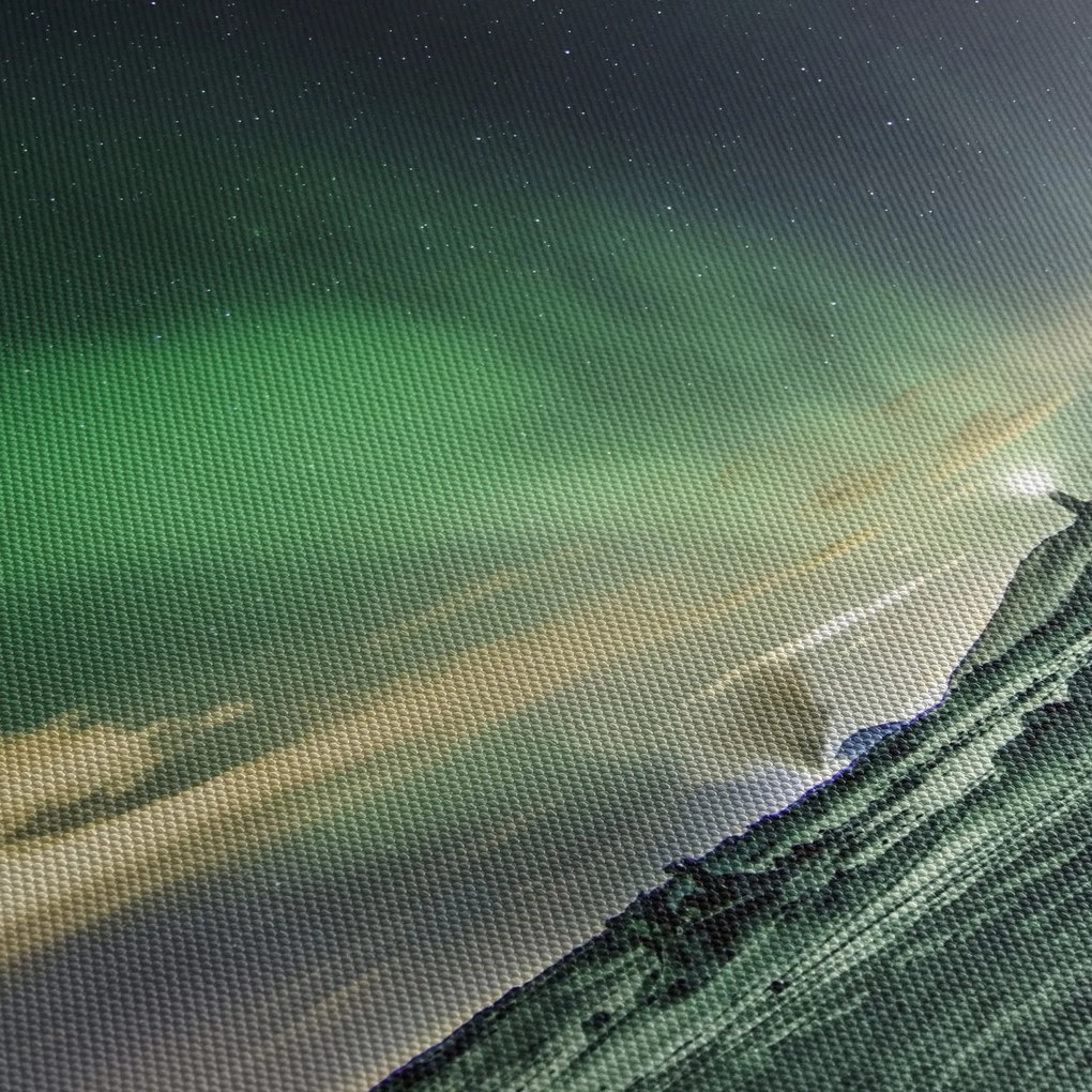 Tablou cu Aurora Borealis (120x50 cm)