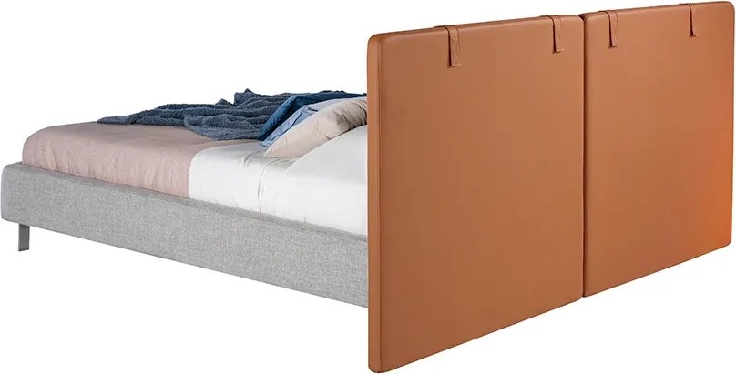 Pat dublu design LUX modern cu tablie eleganta Allan 180x200cm