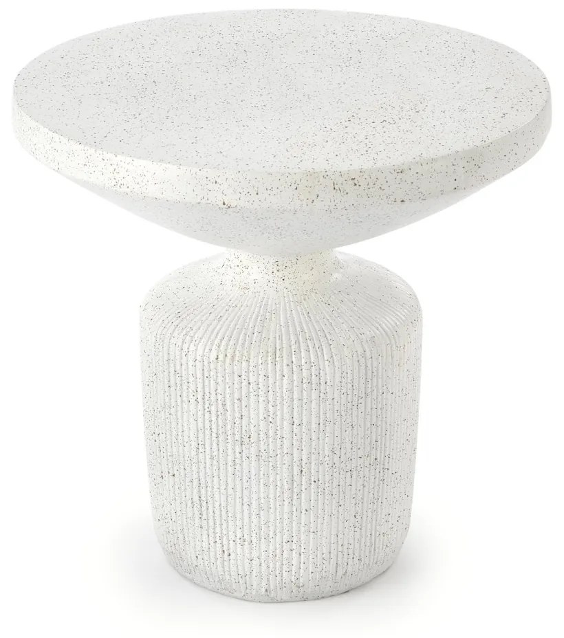Masuta de cafea Giza alba - H53 cm