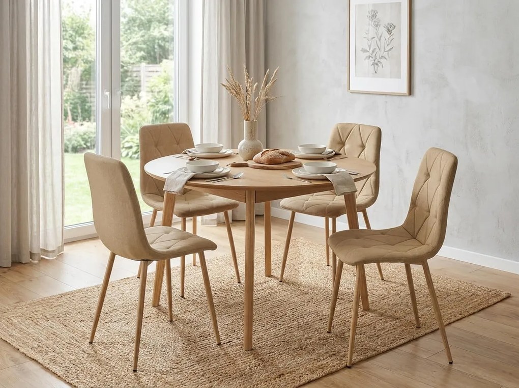 Scaun de sufragerie bej LIBRA