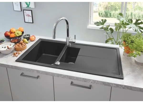 GROHE 31642AP0 - Chiuvetă K400 1000 × 500 mm granit/negru