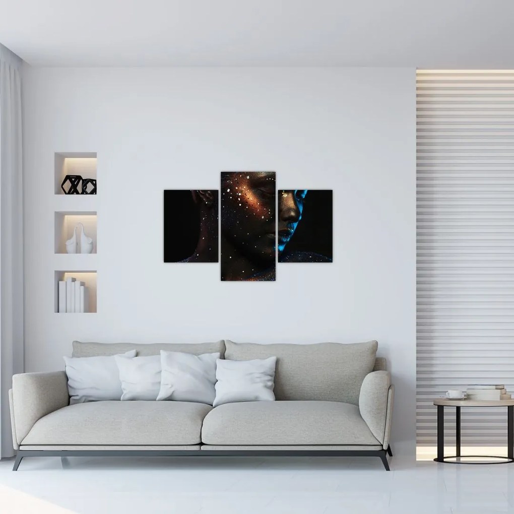 Tablou strălucitor a femeii (90x60 cm)