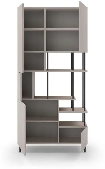 Bibliotecă crem 84x175 cm Perla – Marckeric