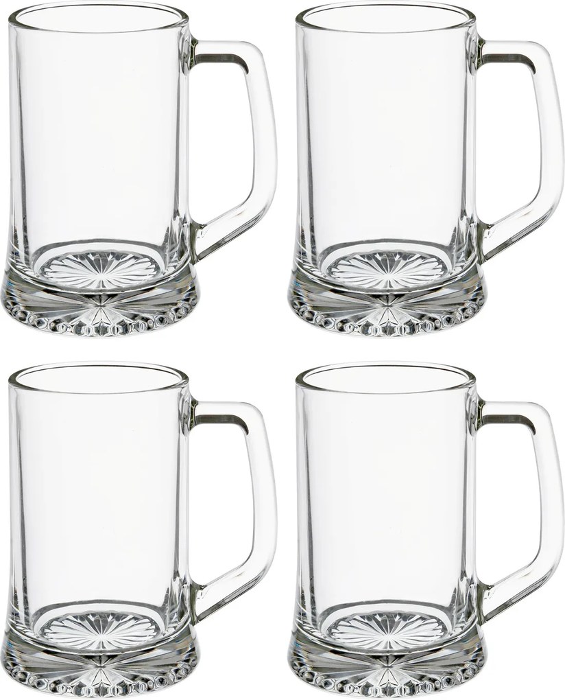 Halbe pentru bere, 4 buc, 320 ml