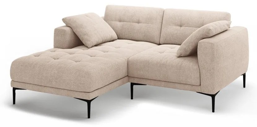 Colțar maro deschis (cu colț pe partea stângă/cu șezlong) Bemy – Micadoni