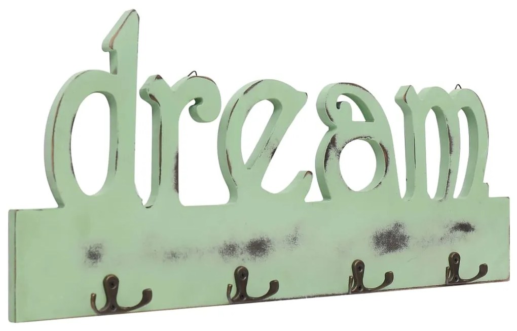 Cuier de perete DREAM, 50 x 23 cm 1, Verde