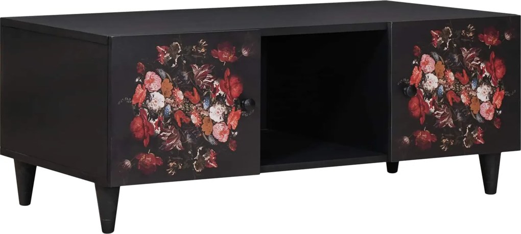 vidaXL Masă de cafea Multicolour 100 x 54 x 40 cm Lemn de mango solid