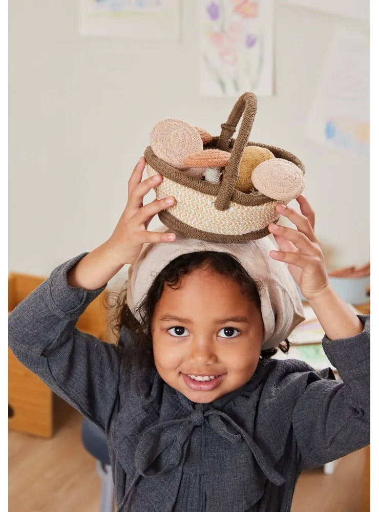 Covor de joacă pentru copii bej din bumbac 120x160 cm Mushroom Forest – Lorena Canals