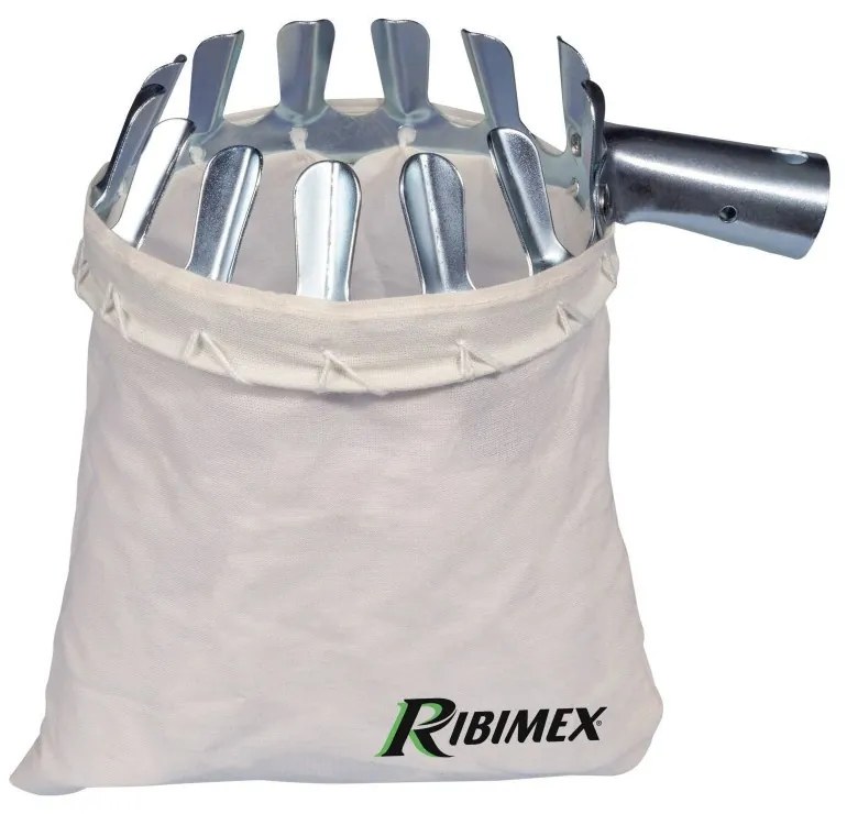 Culegator de fructe metalic cu sac de bumbac RIBIMEX