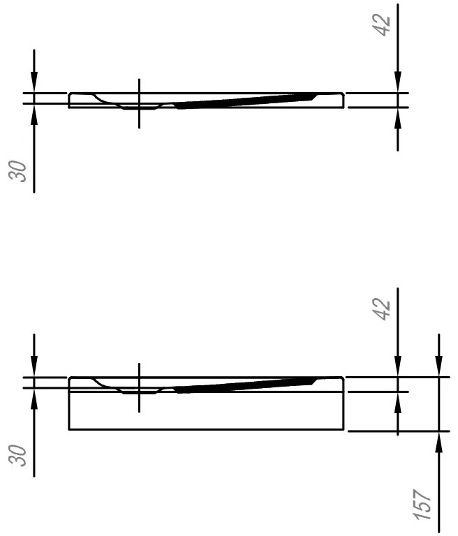 Cadita de dus semirotunda pentru inzidire, Kolpasan, Evelin R 80, alba, 90 x90 cm, R55, acril