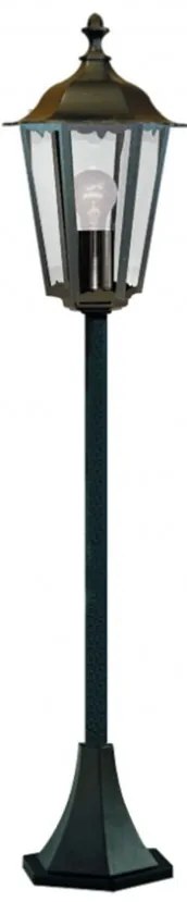 Stalp de iluminat exterior stil traditional IP44 Alex 82504BK SRT