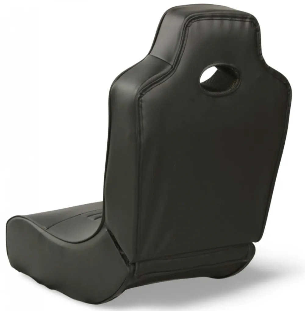 Fotoliu gaming, design ergonomic, spatar rabatabil, material PU, Negru