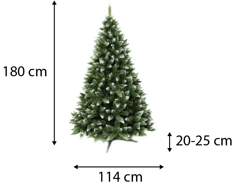 Brad de Crăciun 180 cm Luxury Diamond