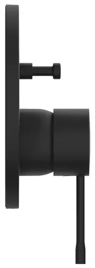 Baterie cada - dus incastrata Grohe Essence negru mat fara corp ingropat