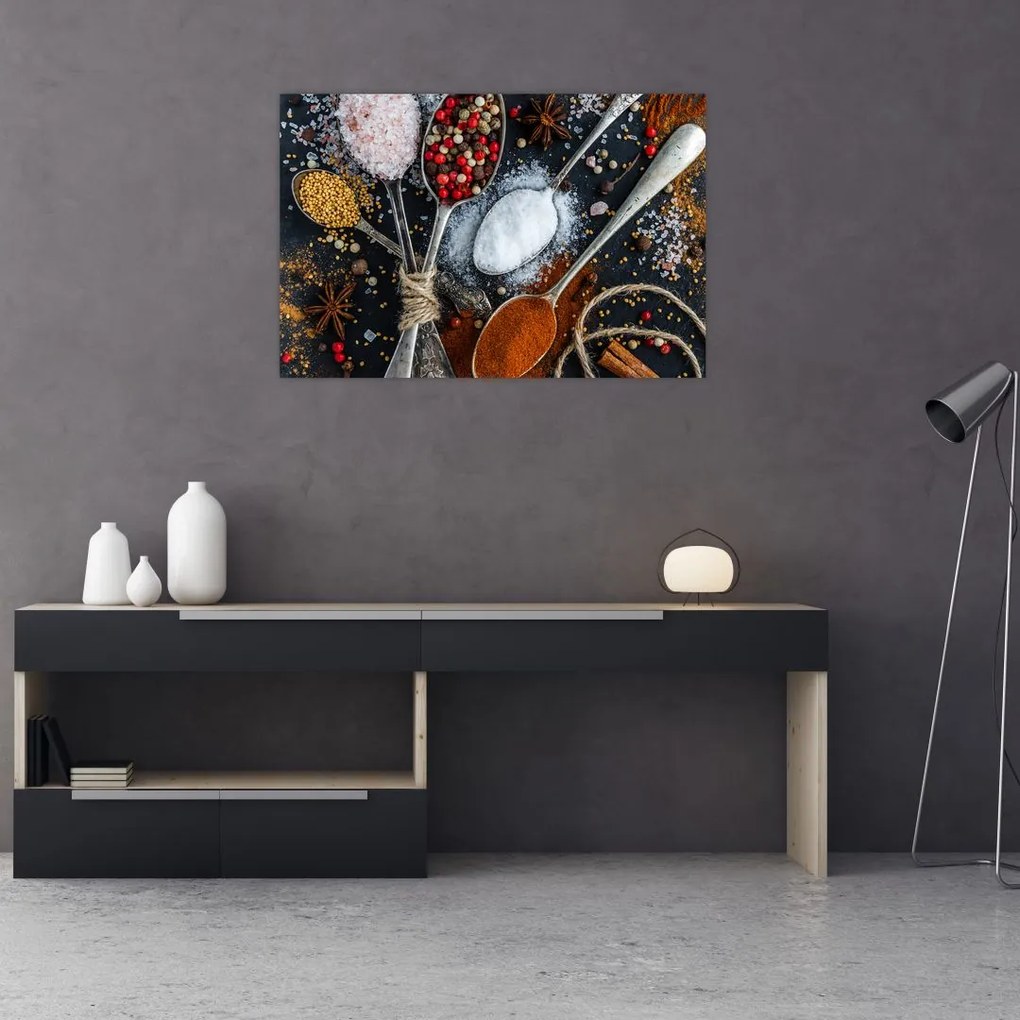 Tablou cu condimente (90x60 cm)