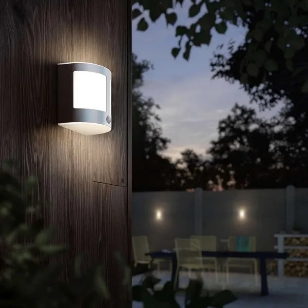 Philips 17316/47/16 - LED aplica perete exterior cu senzor PARROT 1xLED/3,5W/230V