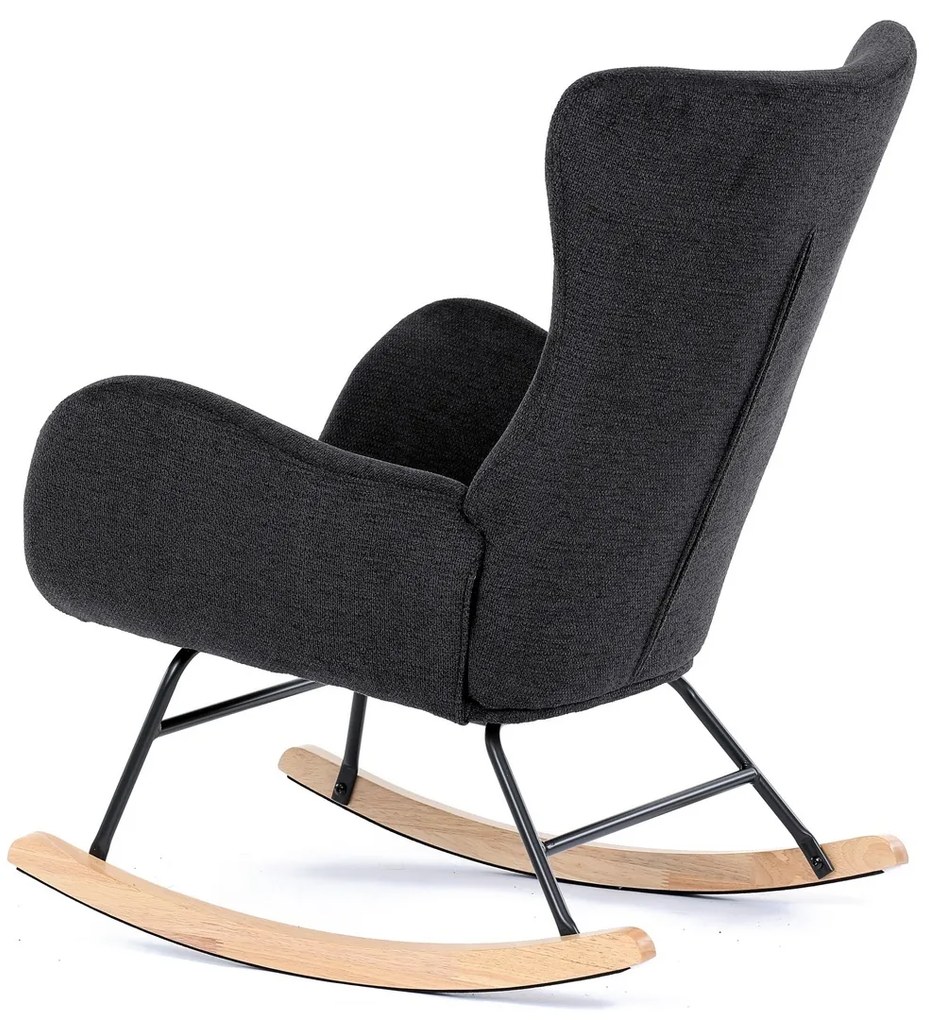 Fotoliu balansoar BK2, negru
