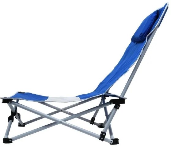 Șezlong de grădină albastru